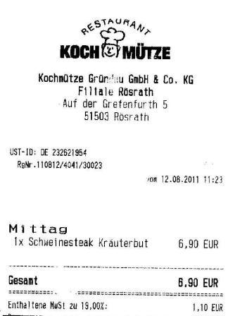 kagb Hffner Kochmtze Restaurant